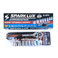 Набор "Головок" "Spark Lux" (11PCS) (8-24мм+трещотка) [20]																										